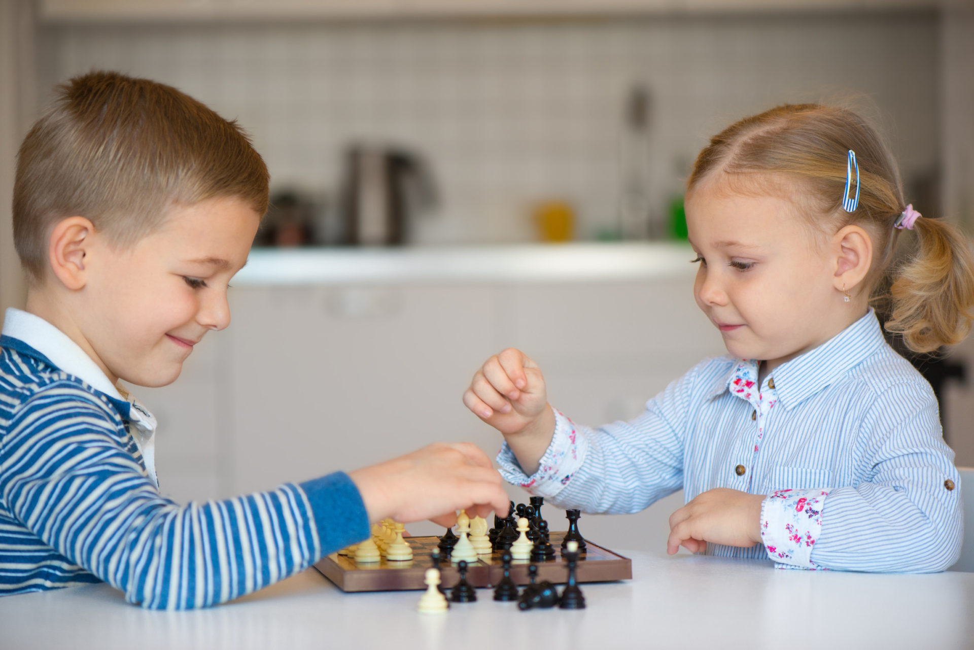 Kids Playing Chess